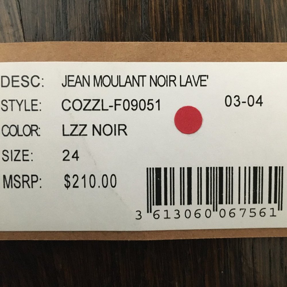 APC Jean Moulant, Size 24, Black